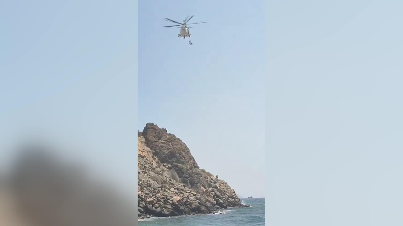 L058-ALMERIA RESCATE BAÑISTA EN ROCAS