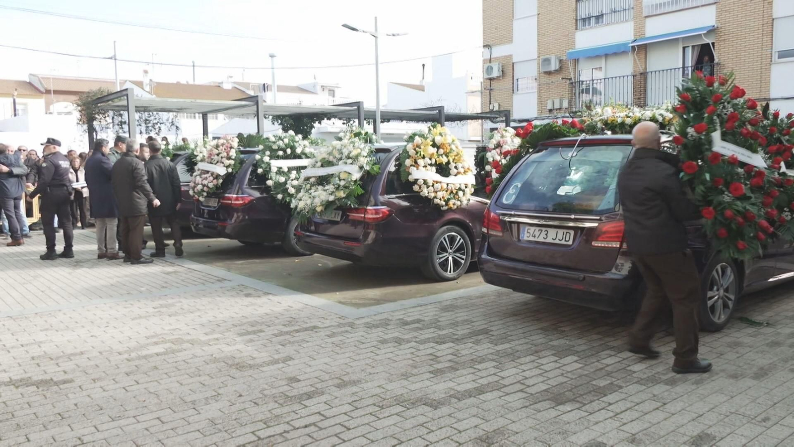 J026-HUELVA CAPILLA ARDIENTE FAMILIA FALLECIDA ALJARAQUE