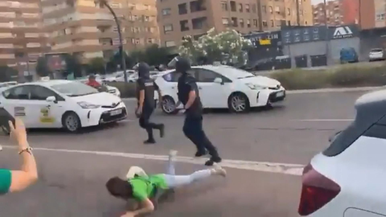 protesta profes valencia agresion policial