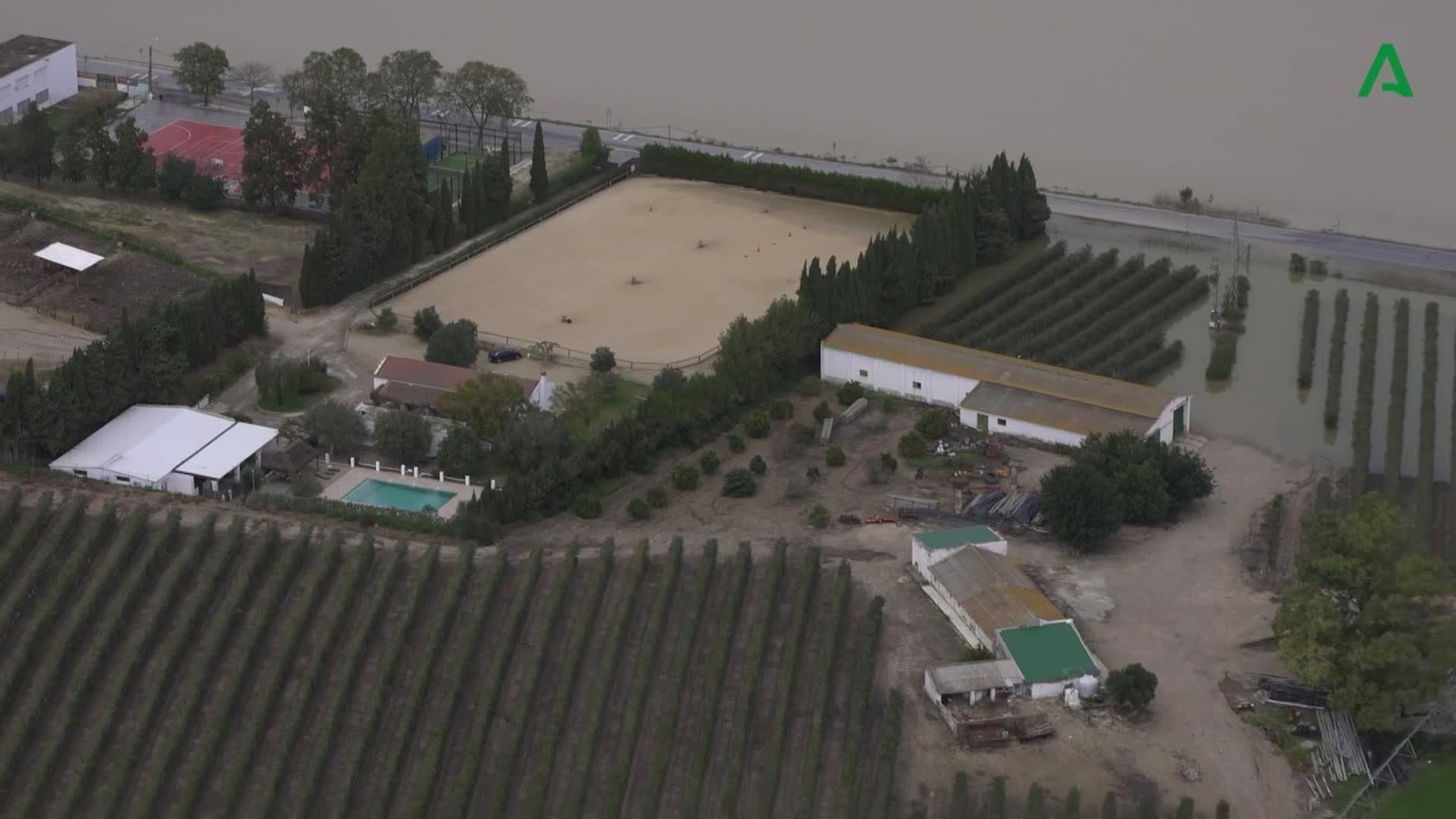 vas mejores imaganes lluvia desde aire