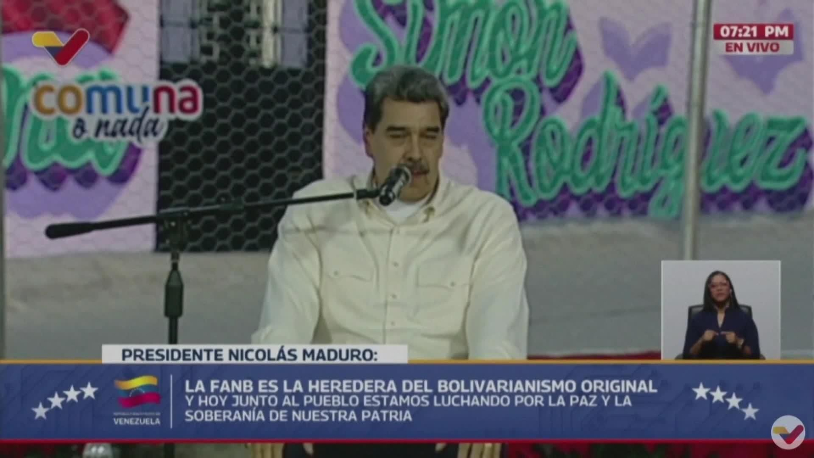 J008-VENEZUELA MADURO SOBRE LLAMADA TRUMP