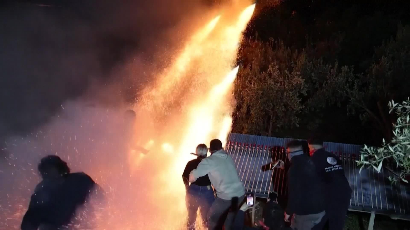 va grecia guerra cohetes