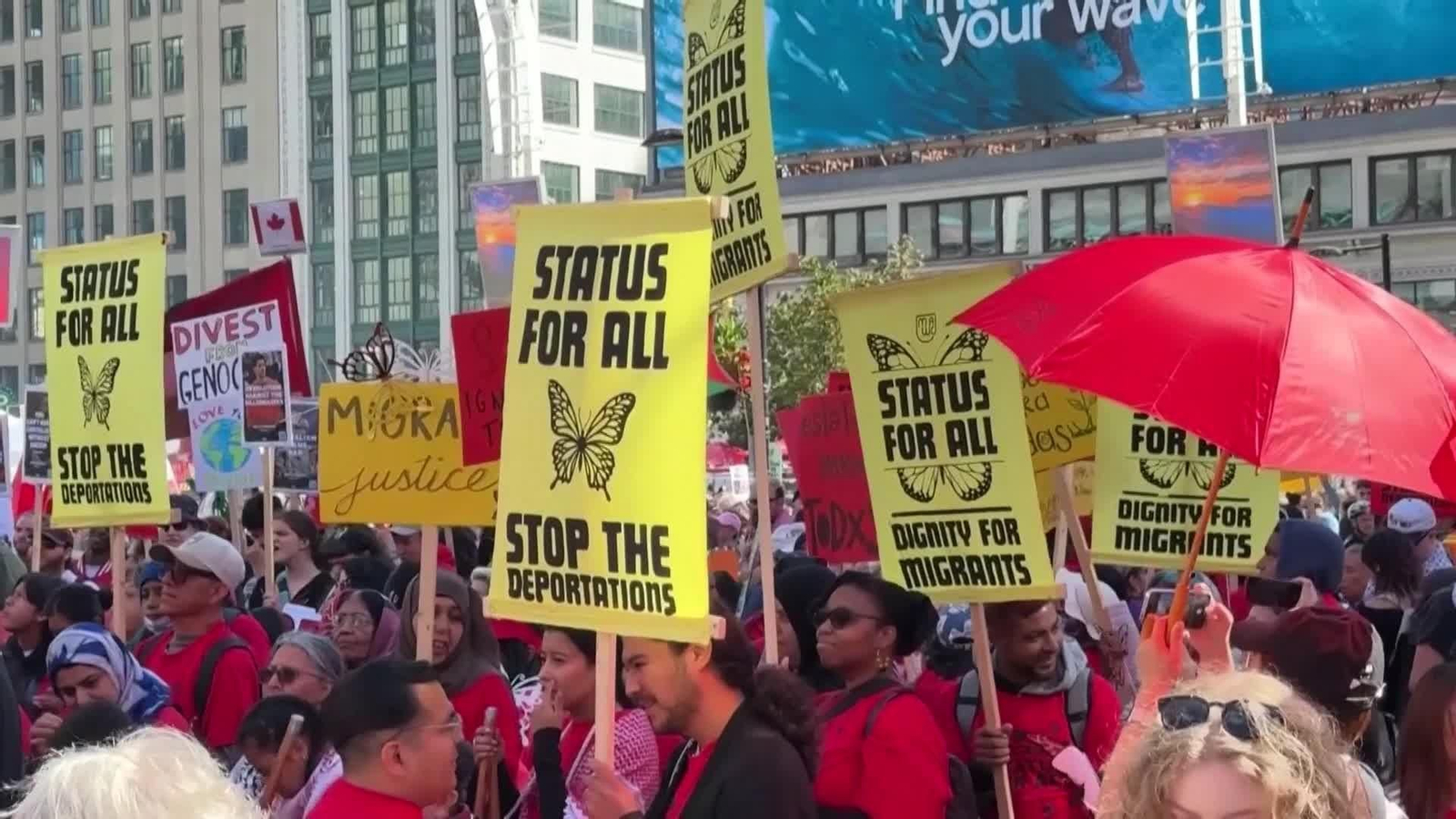 va canada manifestacion contra el gobierno