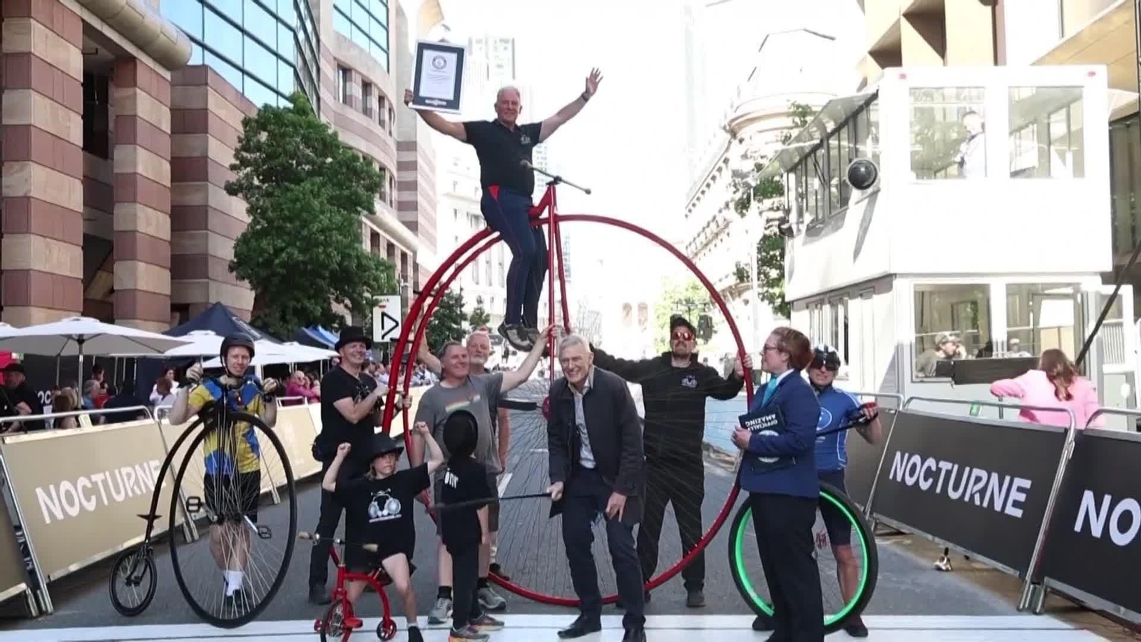 va londres record bicicletas penny farthing