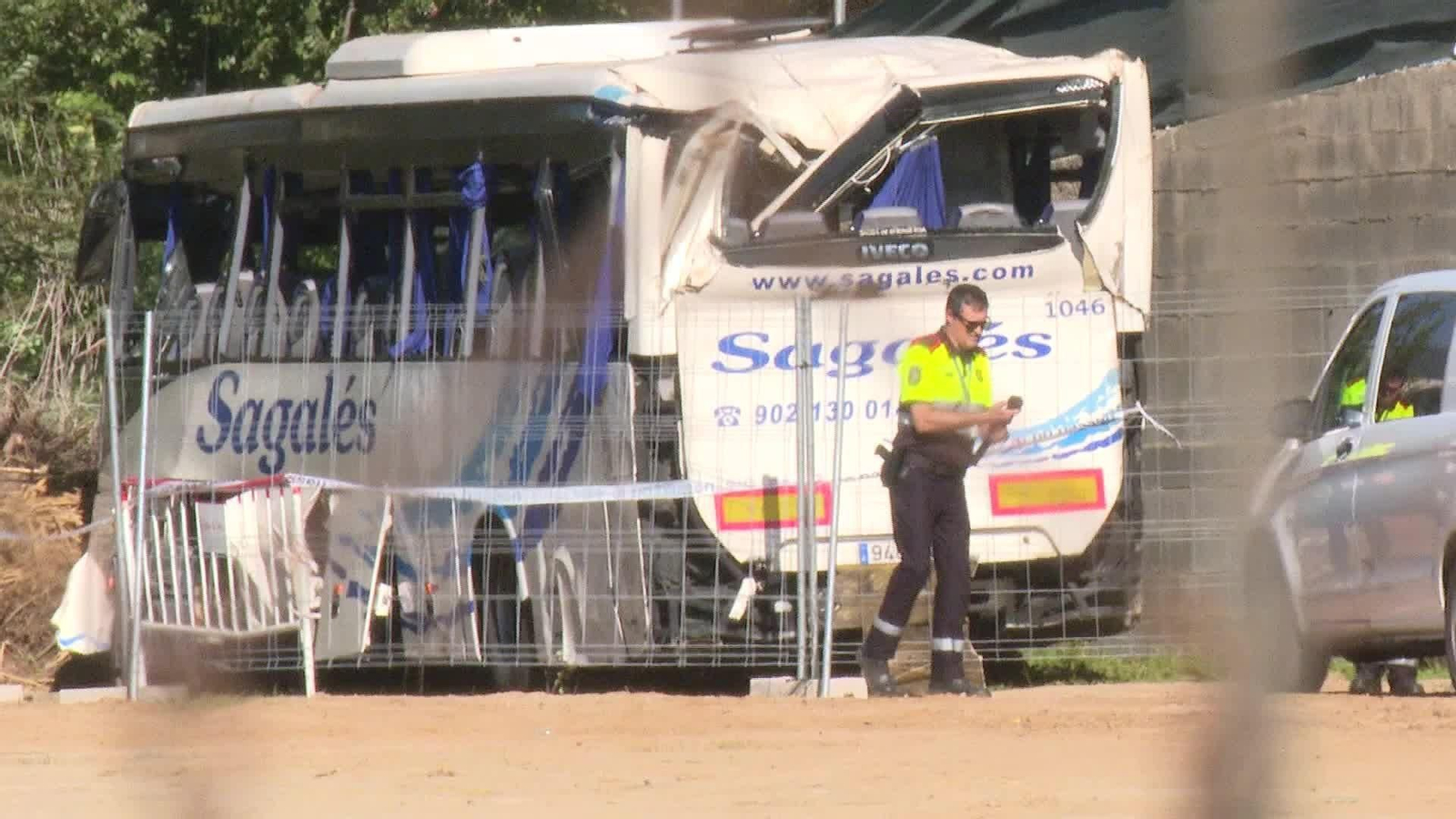 M039-BARCELONA SEGUIMIENTO ACCIDENTE AUTOBUS