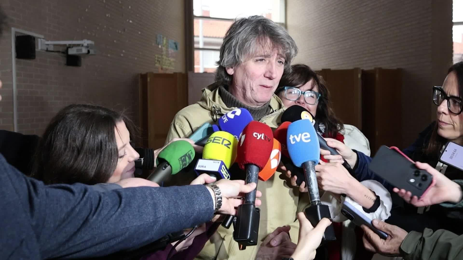 D018-SORIA ELECCIONES CYL VOTACION CARLOS MARTINEZ PSOE