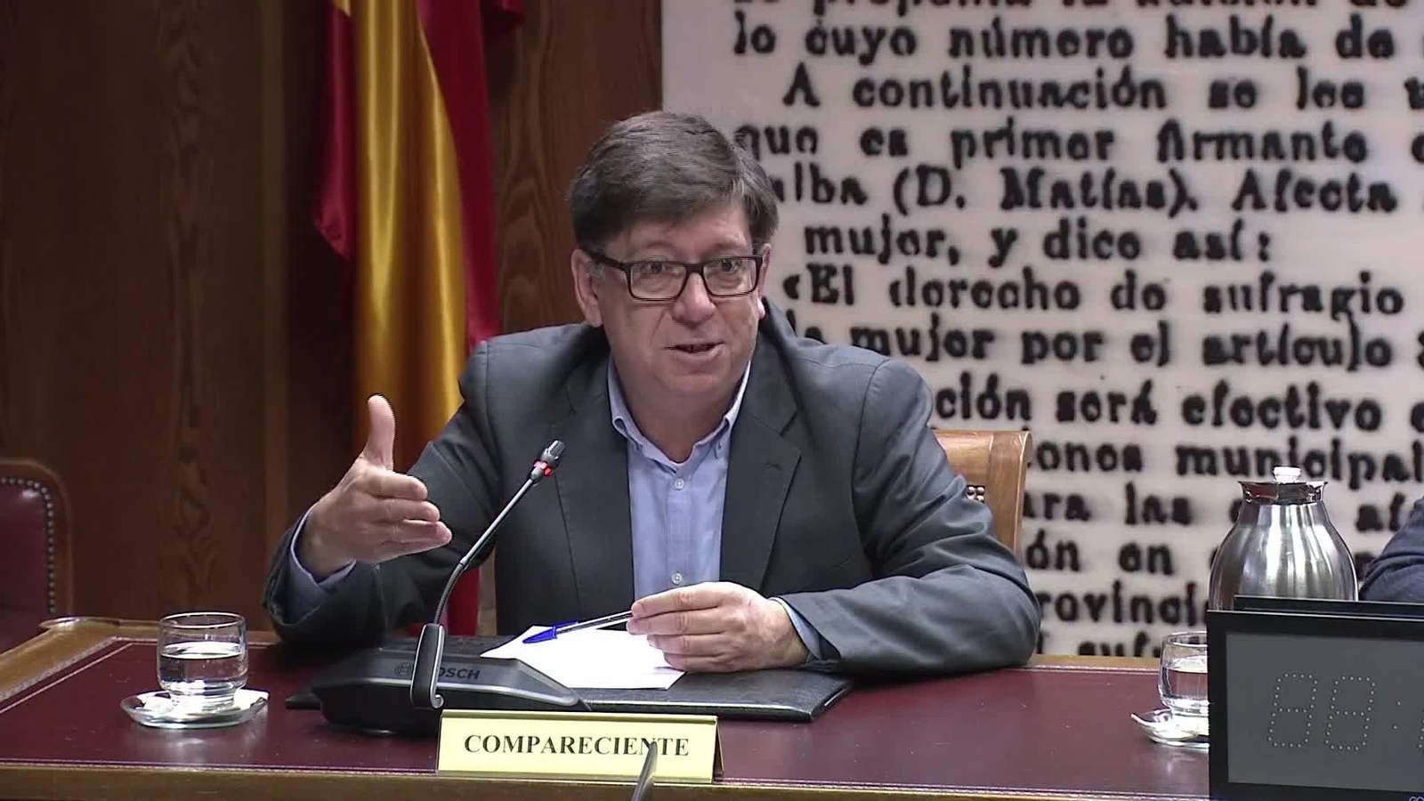 J019-MADRID PACO SALAZAR EN COMISIÓN SENADO