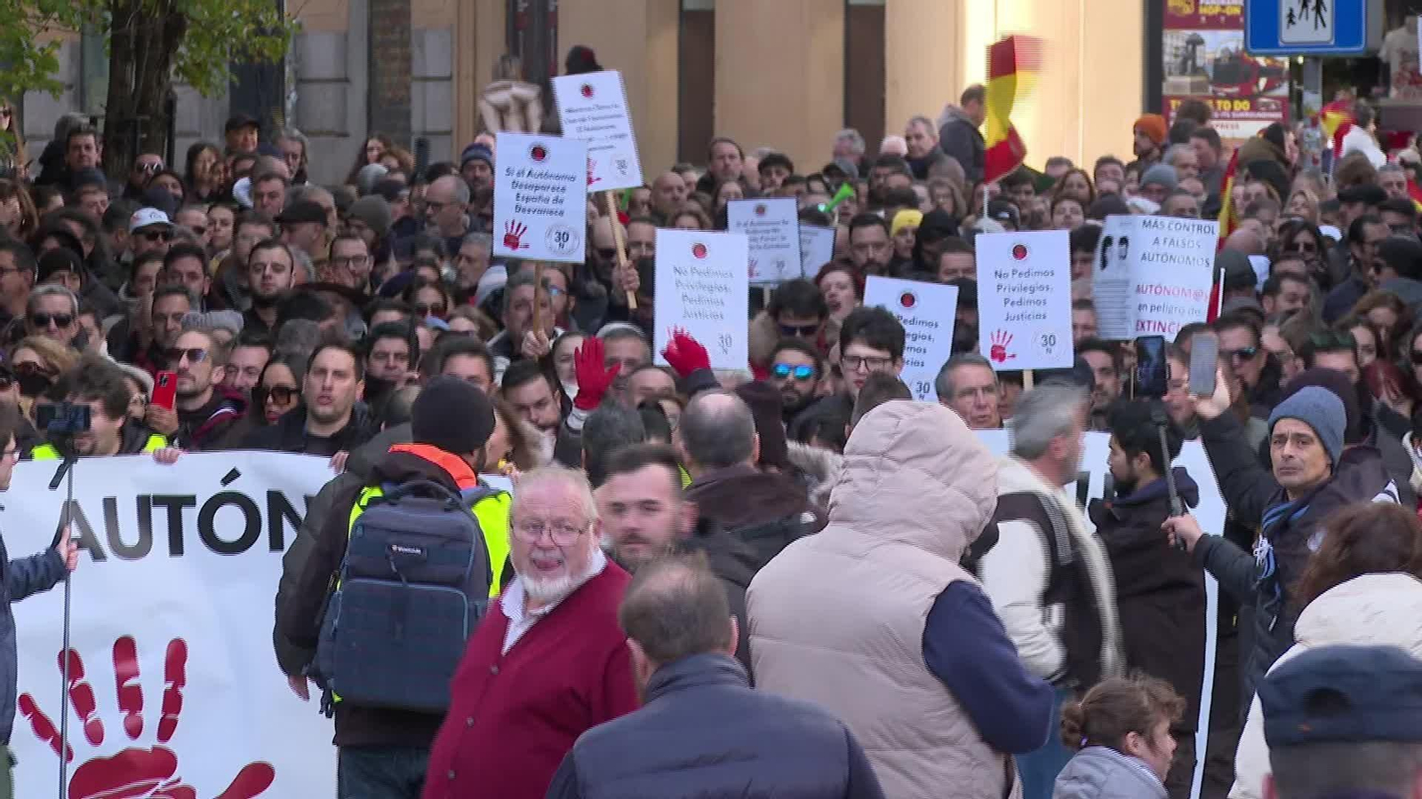 D031-MADRID MANIFESTACION AUTONOMOS