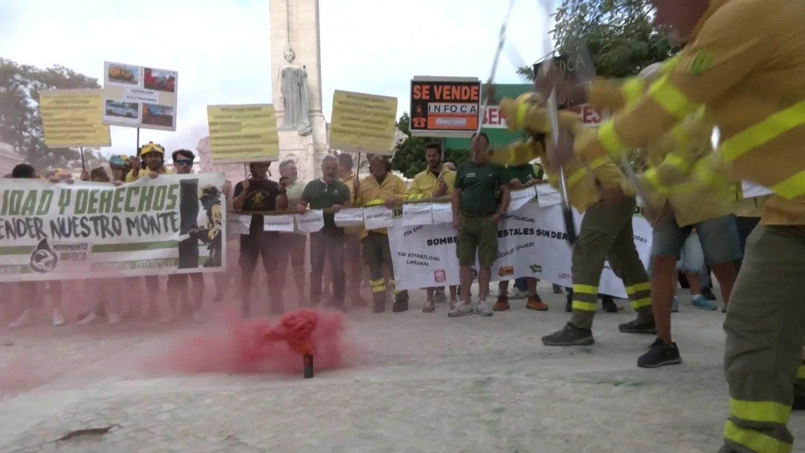 va protesta infoca