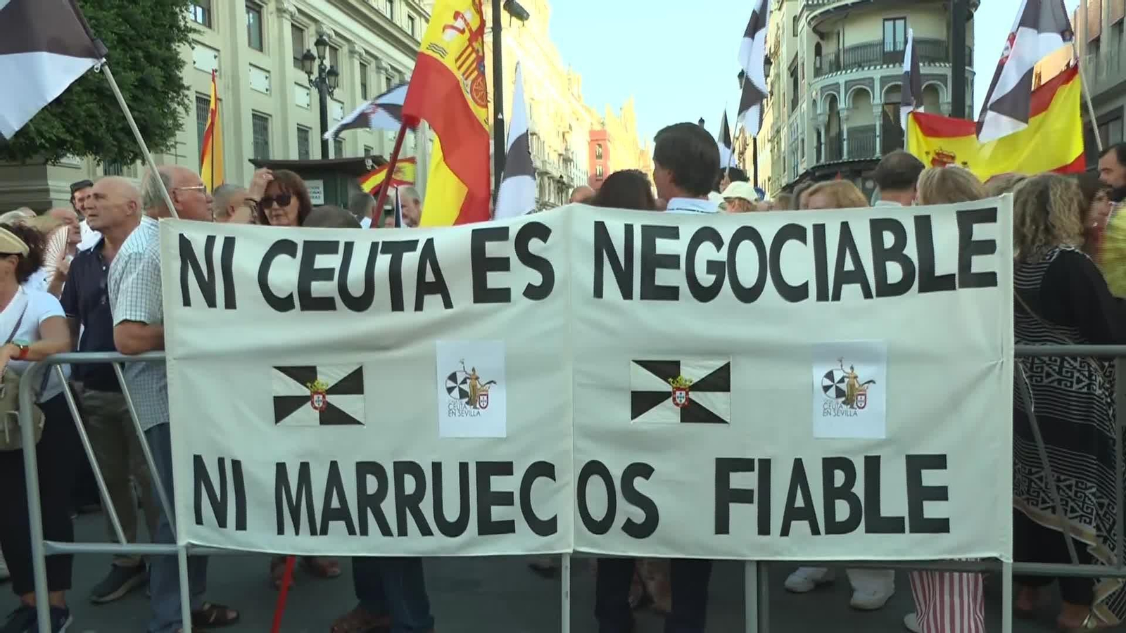 X077-SEVILLA Y MALAGA MANIFESTACIONES POR CEUTA